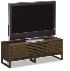 43型テレビを幅120のTV台に乗せた場合